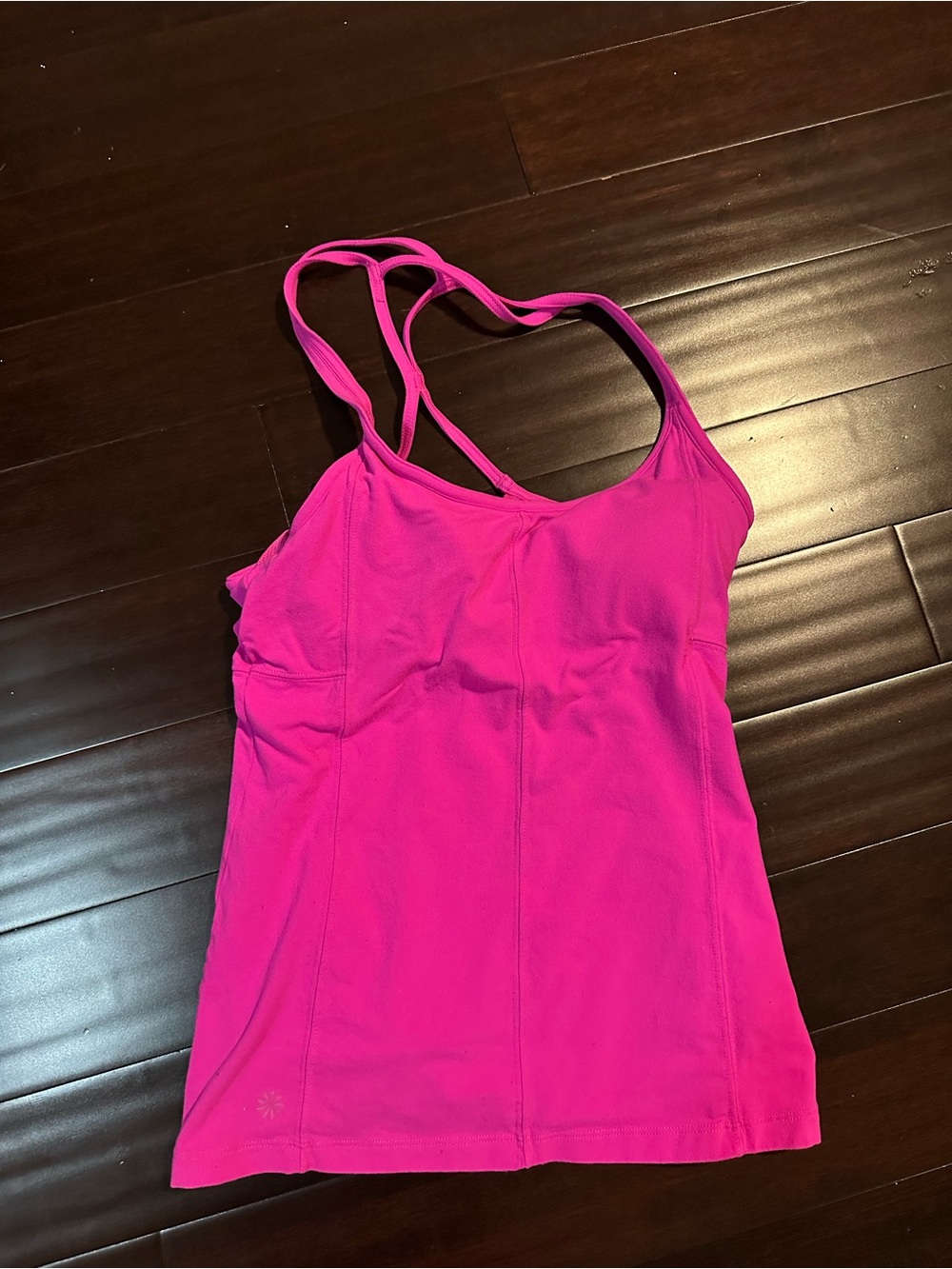 Athleta Bright Pink Strappy Tank Top